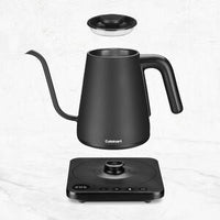 Cuisinart Cordless Gooseneck Kettle: 1.0L, 1200W, Variable temperature 140&deg;-212&deg;F, s/s body w/matte black finish | GK-1C