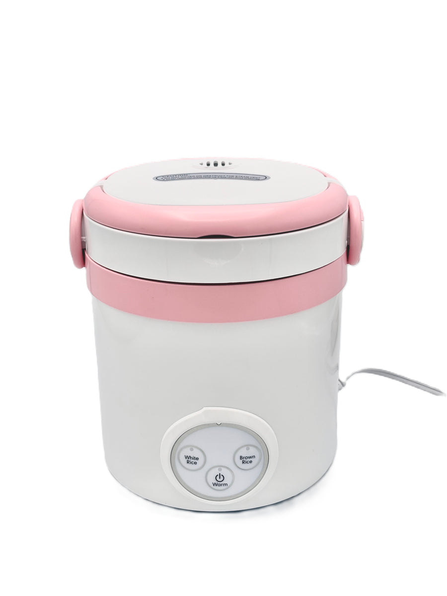 Sunpentown Rice Cooker | MC-E881 | 1.5 cup with Brown rice setting, Pink