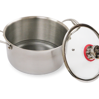 Targu Hybrid Dutch Oven: 20cm with glass lid | BC-HW20DOG