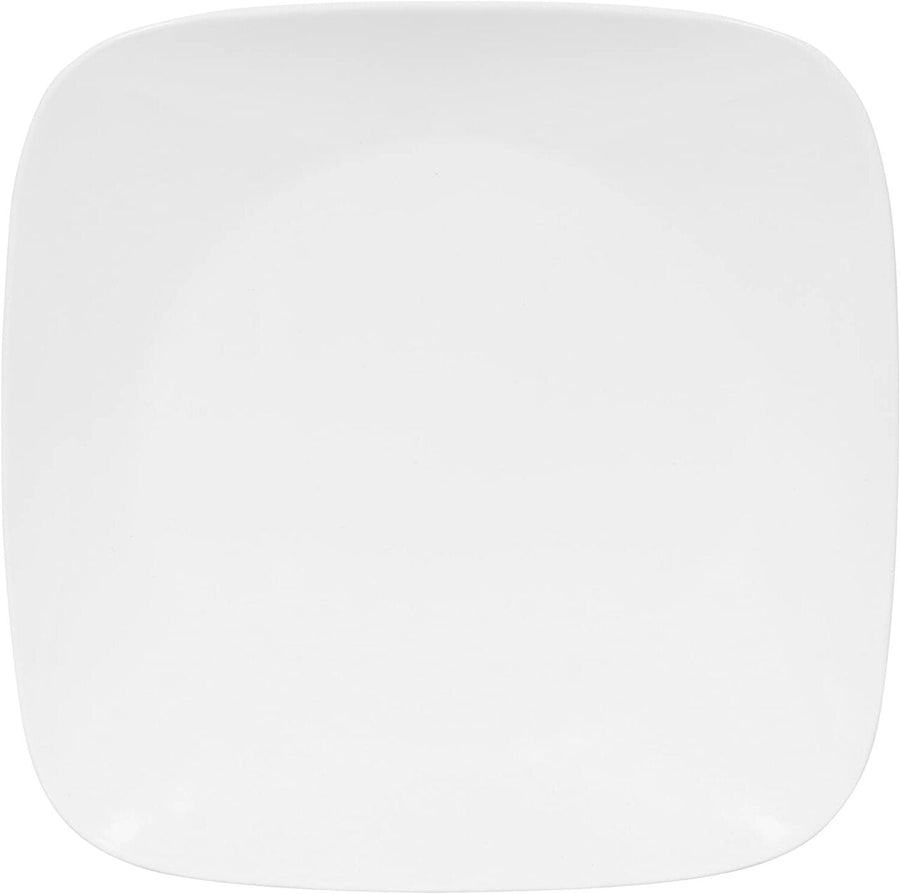 1069961 | Corelle Square Pure White Dinner Plate 10.25