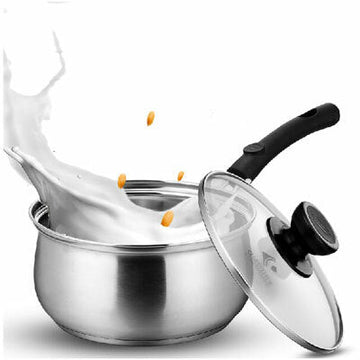 Charms Stainless-Steel Sauce Pan with Glass Lid |18JAC10| 18cm