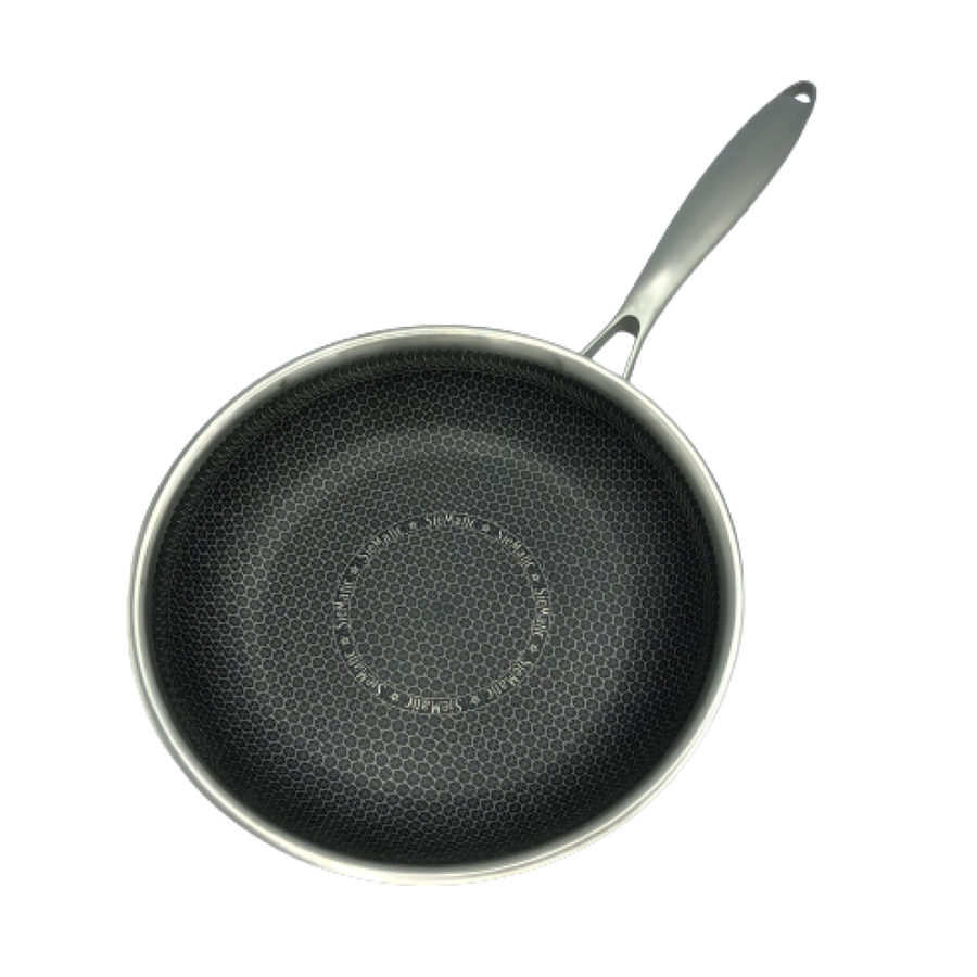 Healthy Bear SUS Hybrid Fry Pan: 28cm | BC-HW28FP