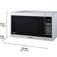 Panasonic Microwave Oven: 1.3 cu.ft, 1200W, Genius sensor, stainless steel | NN-SC669S