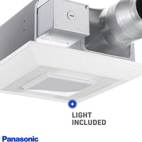 Panasonic Bath Fan Ceiling WhisperFitEZ w/Light | FV-08-11VFL5E