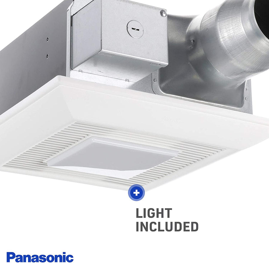 Panasonic Bath Fan Ceiling WhisperFitEZ w/Light | FV-08-11VFL5E