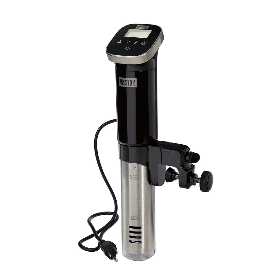 Weston Sous Vide Immersion Circulator: 800W with digital controls & display, black | 36200