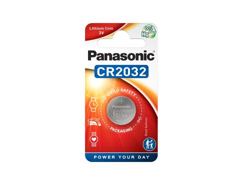 Panasonic Lithium Coin Battery: 3V x 1 | CR2032