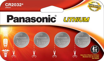 Panasonic Lithium Coin Battery: 3V x 4 | CR2032