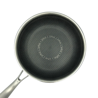 Healthy Bear SUS Hybrid Fry Pan: 28cm | BC-HW28FP