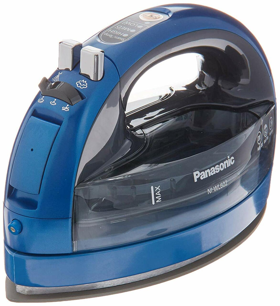 Panasonic Steam Iron |NI-WL607| 360-Quick, Cordless, Stainless-Steel Soleplate, with Vertical Steam