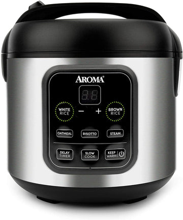 ARC-994SB | Aroma Rice Cooker 4 Cups, s/s, Digital