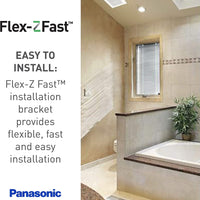 Panasonic Bath Fan Ceiling WhisperFitEZ w/Light | FV-08-11VFL5E