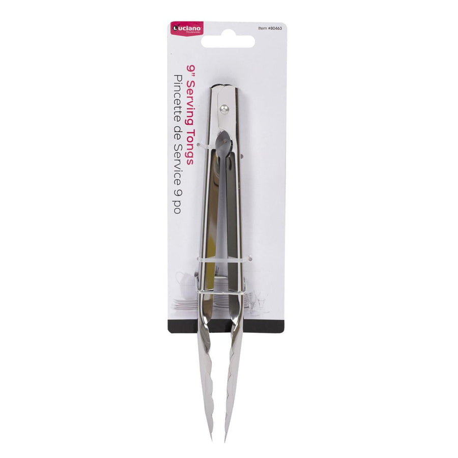 Luciano 9'' Metal Serving Tongs | 80463