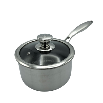 Targu Hybrid Sauce Pan: 16cm with glass lid | BC-HW16SPG