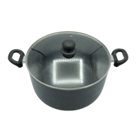 Healthy Bear 30cm aluminum Stock Pot w/lid INDUCTION | BCAL-30SPG-IN