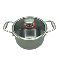 Targu Hybrid Dutch Oven: 20cm with glass lid | BC-HW20DOG