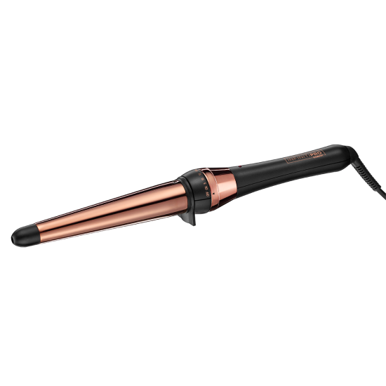 CD253TC |InfinitiPro by Conair Rose Gold Titanium Curling Wand 1-1/4