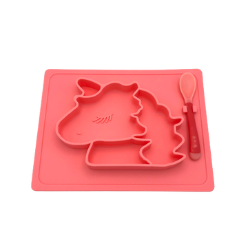 Tootsie B Unicorn Silicone Sectioned Plate | 05047