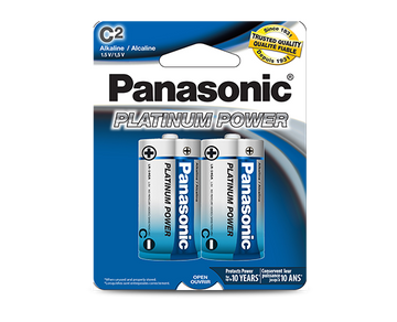 Panasonic Battery: C x 2 Platinum Power | LR14XP2B