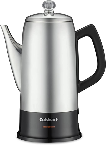 Cuisinart Coffee Percolator: 12 cup, cordless, s/s | PRC-12NC