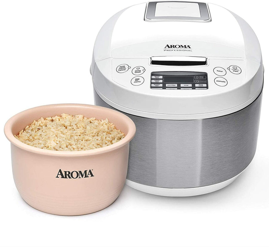 Aroma Rice Cooker 6 cup with Ceramic Inner Pot  ARC-6206C - Forum Home  Appliances – Healthy Bear Cookware