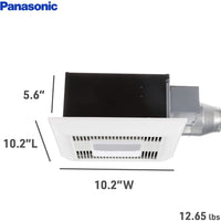 Panasonic Bath Fan Ceiling WhisperFitEZ w/Light | FV-08-11VFL5E