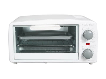 31116PS | Proctor Silex Toaster Oven: 4-slice with broil function, white
