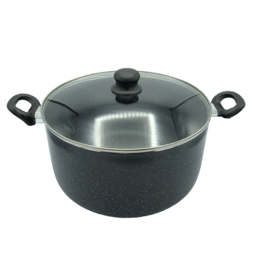 Healthy Bear 30cm aluminum Stock Pot w/lid INDUCTION | BCAL-30SPG-IN