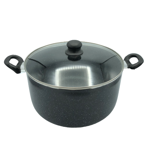 Healthy Bear 30cm aluminum Stock Pot w/lid INDUCTION | BCAL-30SPG-IN