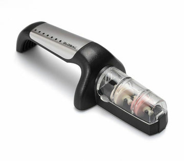 Global Kitchen Knife Water Sharpener |71G91SB| Stainless Ceramic