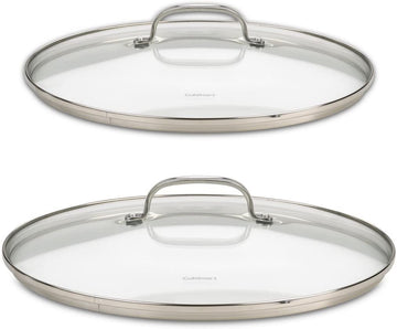 Cuisinart Chef's Classic 2-pack Glass Lids: 22cm + 28cm | 71-2228CG