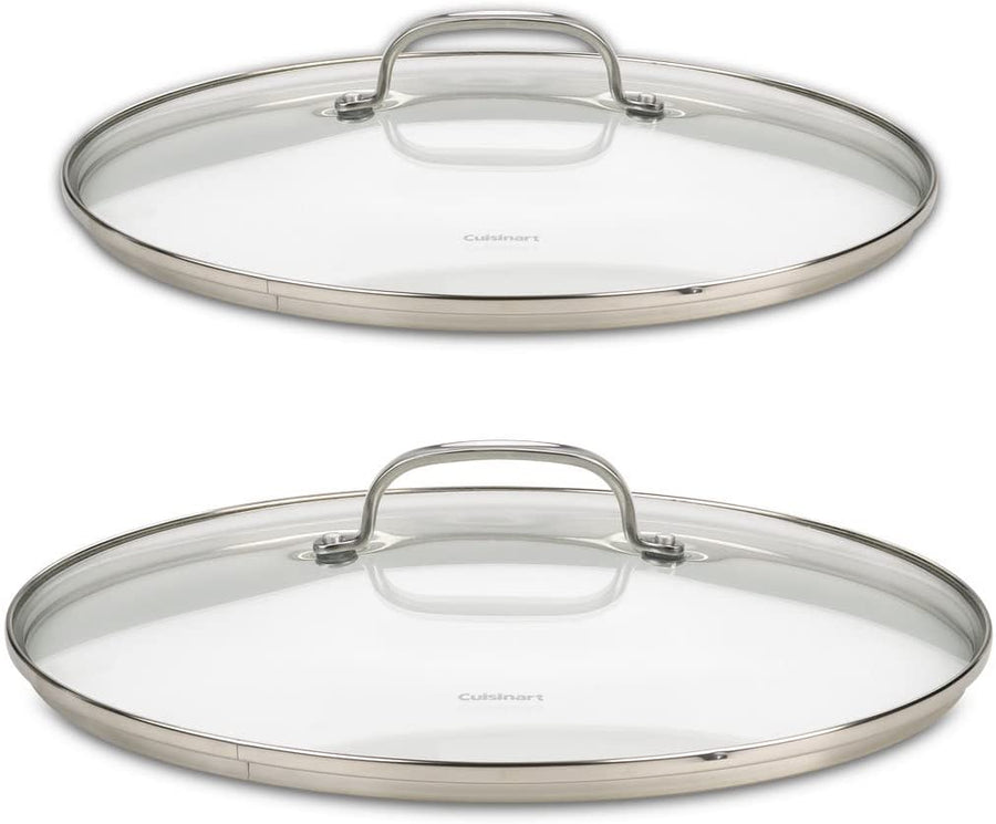 Cuisinart Chef's Classic 2-pack Glass Lids: 22cm + 28cm | 71-2228CG