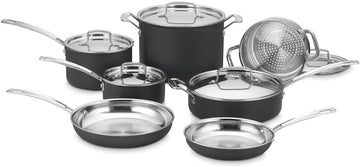 Cuisinart Multi-Clad Unlimited 12-piece Cookware Set: hard anodized | MCU-12N 